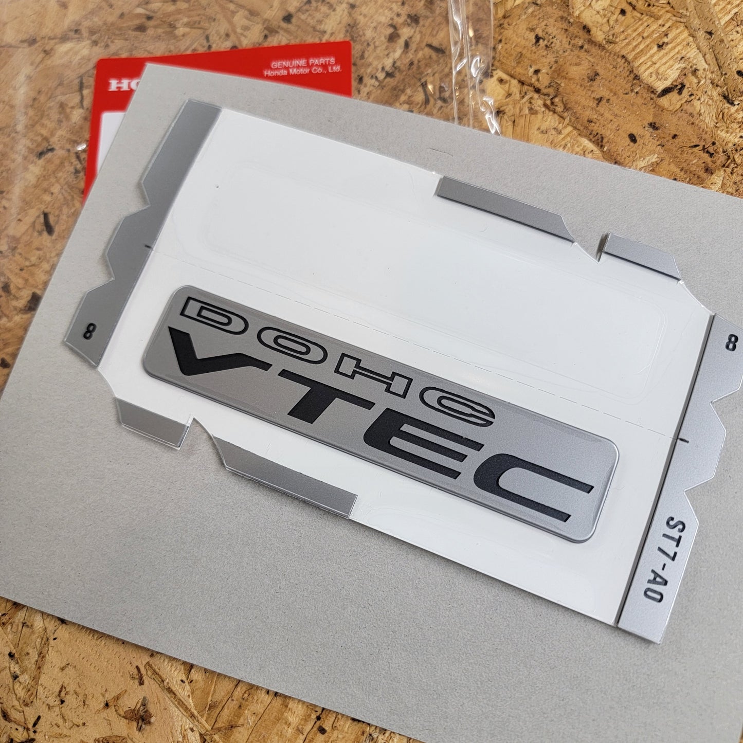 Acura Integra Gsr "DOHC VTEC" trunk badge
