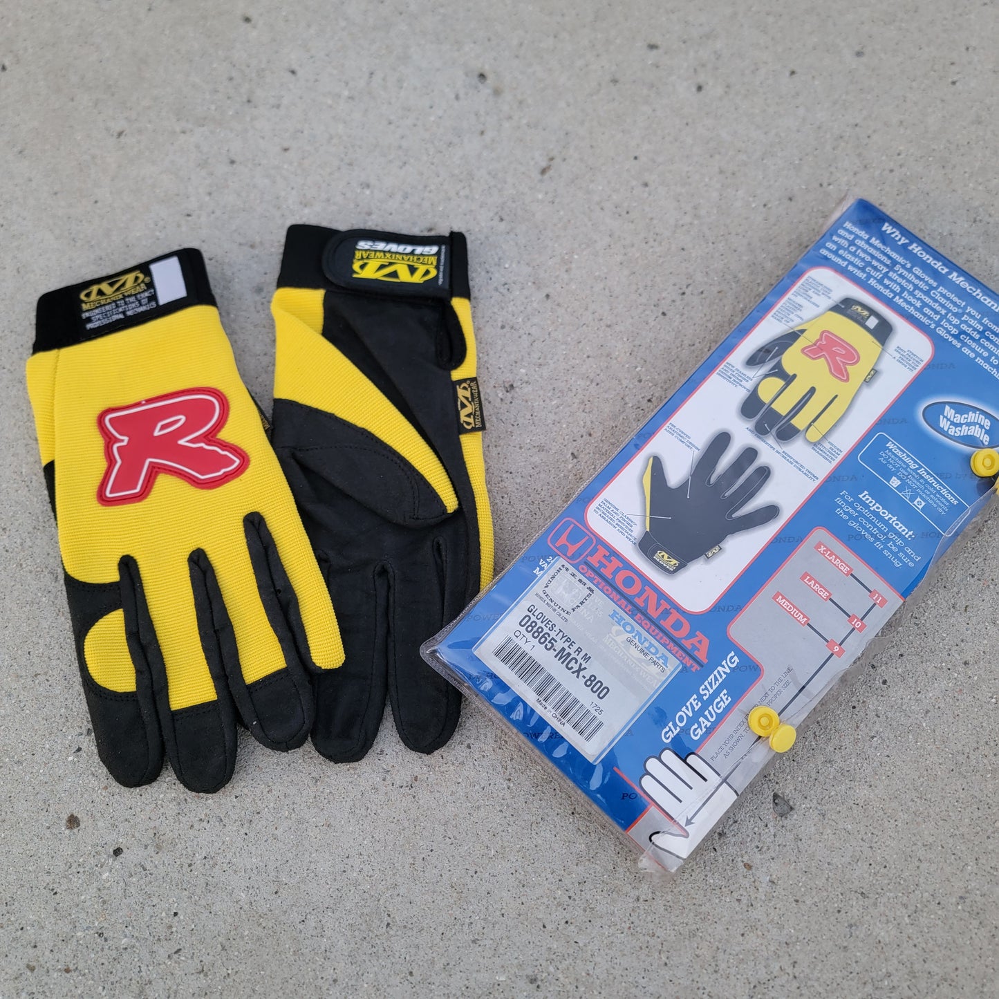 NOS Honda Integra Type R optional Mechanics gloves 08865-MCX-800