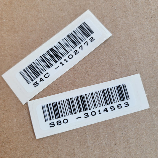 Reproduction S4C S80 transmission decals